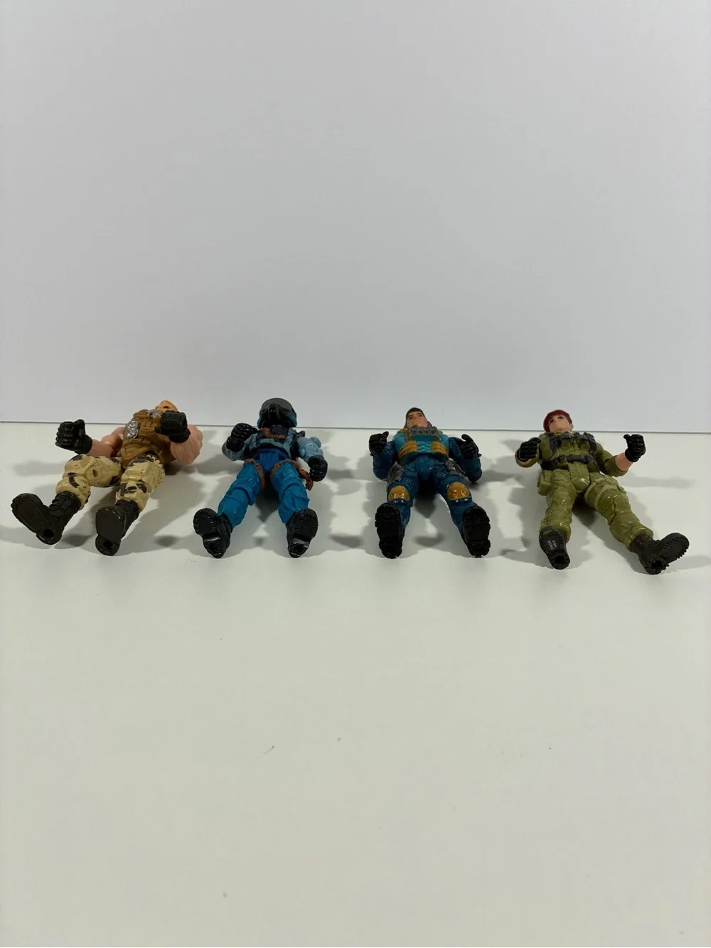 Vintage 2005 Lanard CORPS Military Soldier Action Figures Lot of 4 Scuba Soldier